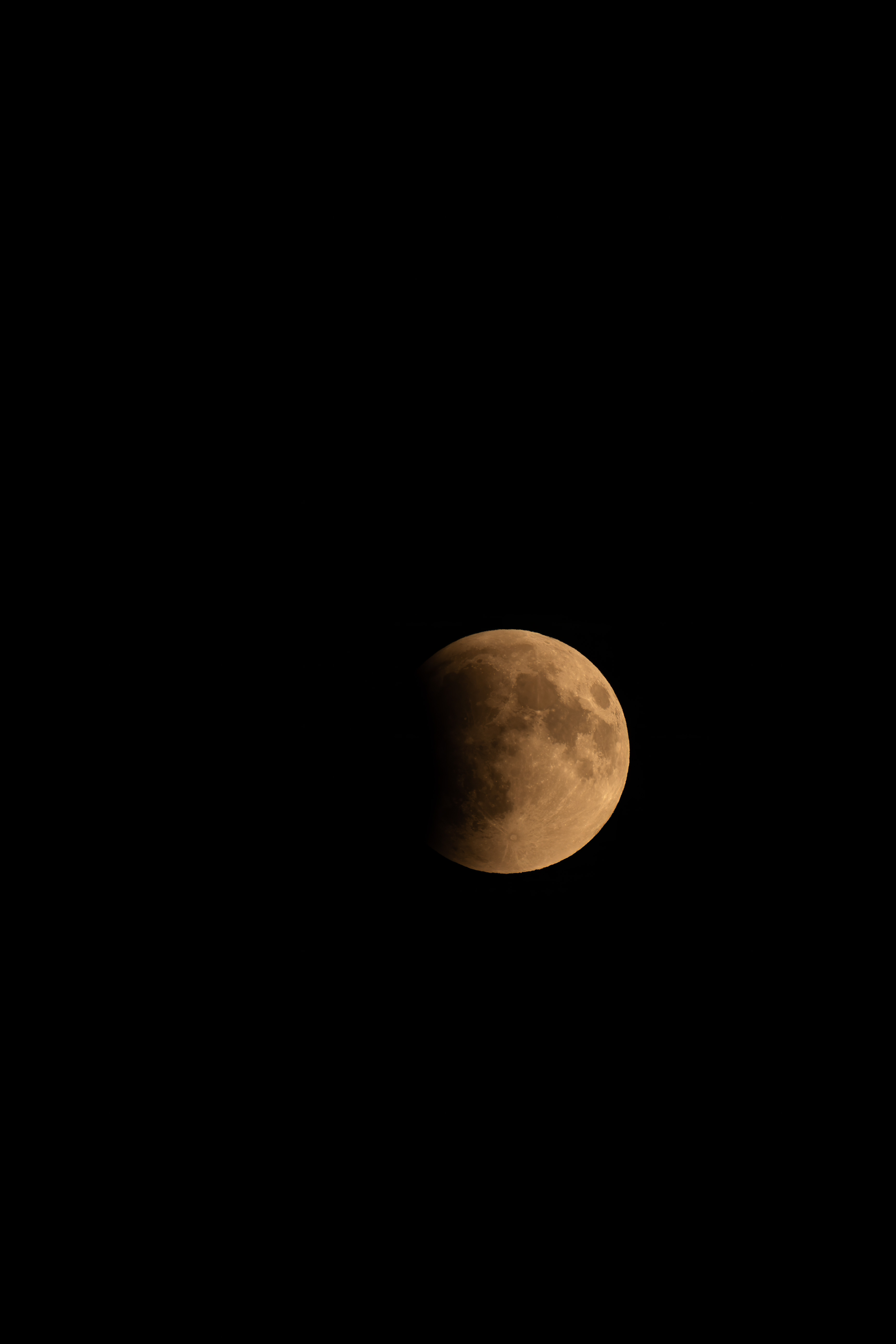 Phase II of the lunar eclipse on 16 May 2022
