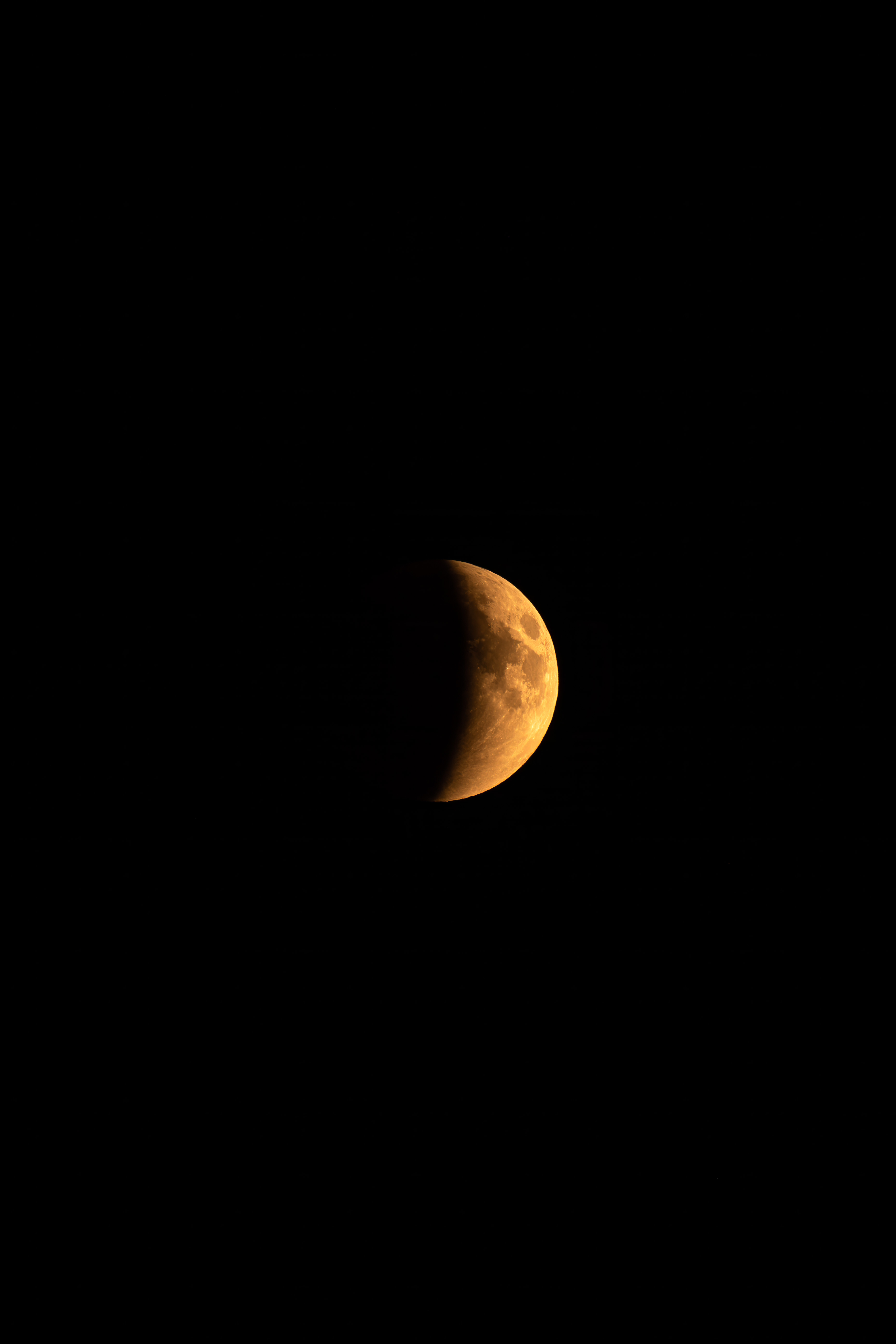 Phase IV of the lunar eclipse on 16 May 2022